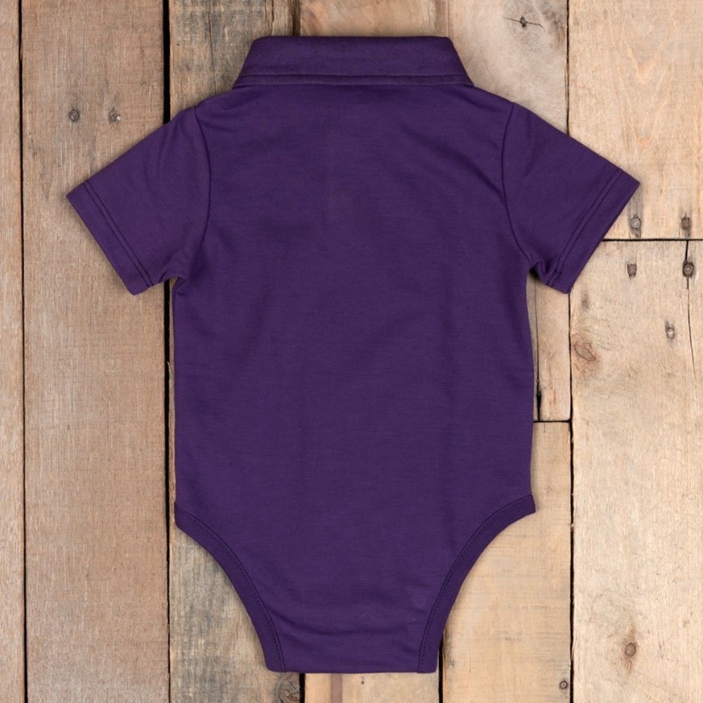 Baby Polo Snap Onesie - Picture 2 of 2